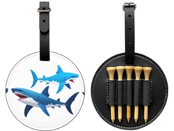 Bolsa Para Tees De Golf Material Pu Impermeable, Resistente Al Desgaste, A Prueba Humedad Clip Cinturón, Hebil