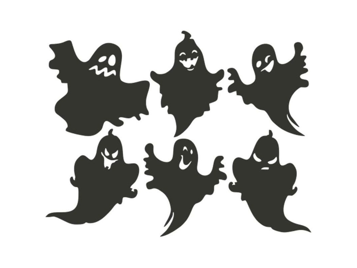 Stickers De Fantasmas De Halloween Para Decoración De Paredes Ventanas Puertas Vinilo Vdf
