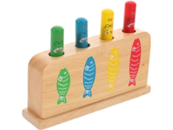 Juego De Emparejar De Madera Para Niños Y Niñas, Aprendizaje Cognitivo Educativo De Formas Y Colores