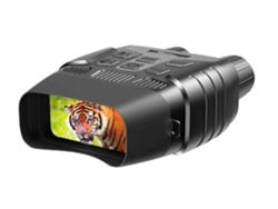 Binoculares de visión nocturna con pantalla grande, visor de visión nocturna, imagen y video infrarrojo digital HD Bestvite (negro)