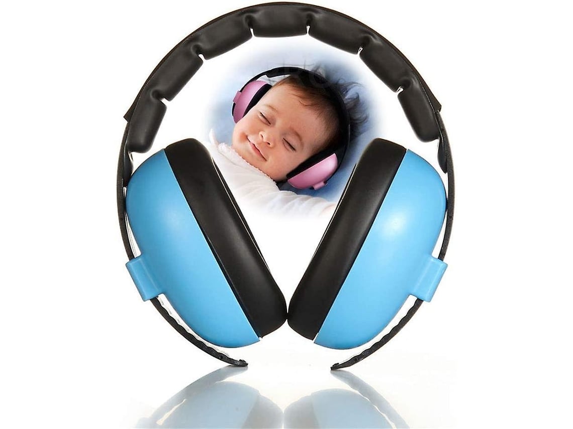 Rebe-auriculares Antirruido Para Bebés Y Niños Pequeños De 3 Meses A 2 Años (azules)