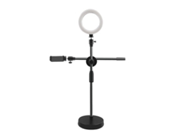 Soporte Para Teléfono Multifunción Retráctil Ajustable Con Base Estable Para Salón Y Fotografía, Anillo De Luz Ponderado