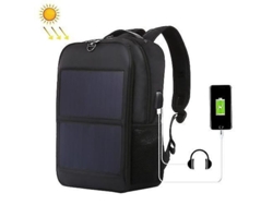 2026-mochila Solar Haweel 14w Con Puerto Usb 5v/2.1a Para Laptop, Panel Solar Sunpower, Resistente Y Amplia Capacidad