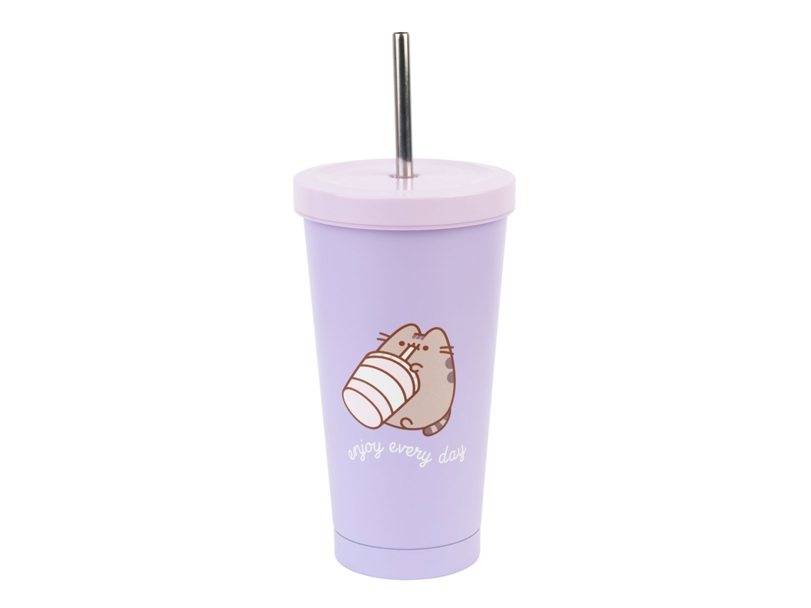Vaso Con Pajita Pusheen Moments 550ml Vm03