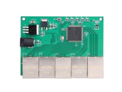 Módulo Switch De 5 Puertos 1000m/100m Active Ethernet Gigabit Para Rtl8367rb Dc 5v
