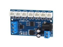 Módulo Nt18b07 Placa 7 Canales Rs485 Para Sensor De Temperatura Registrador Sin Papel Plc 6‑24v