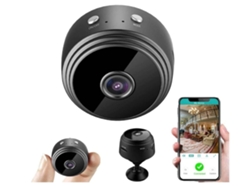 Mini cámara espía portátil inalámbrica HD 1080P, cámara oculta de seguridad para el hogar, color negro USHION