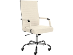 Silla De Oficina Amadora en polipiel o tela creme/tecido CLP