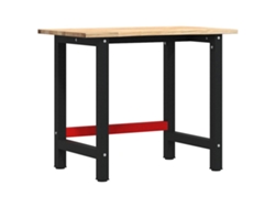 Maison Exclusive - Banco De Trabajo Madera Maciza De Roble 100x60x81,5 Cm