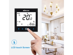 Termostato Digital Eléctrico Para Calefacción Por Suelo Radiante Con Sensor De Aire Y Pantalla Lcd Táctil, Control Wifi.