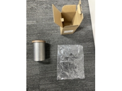 Tarro de café hermético de acero inoxidable de 500 ml con tapa de madera.
