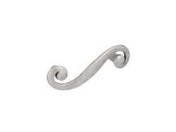 Tirador Para Mueble De Zamac Distancia Entre Centros 64mm Rayas Plata Lote De 25