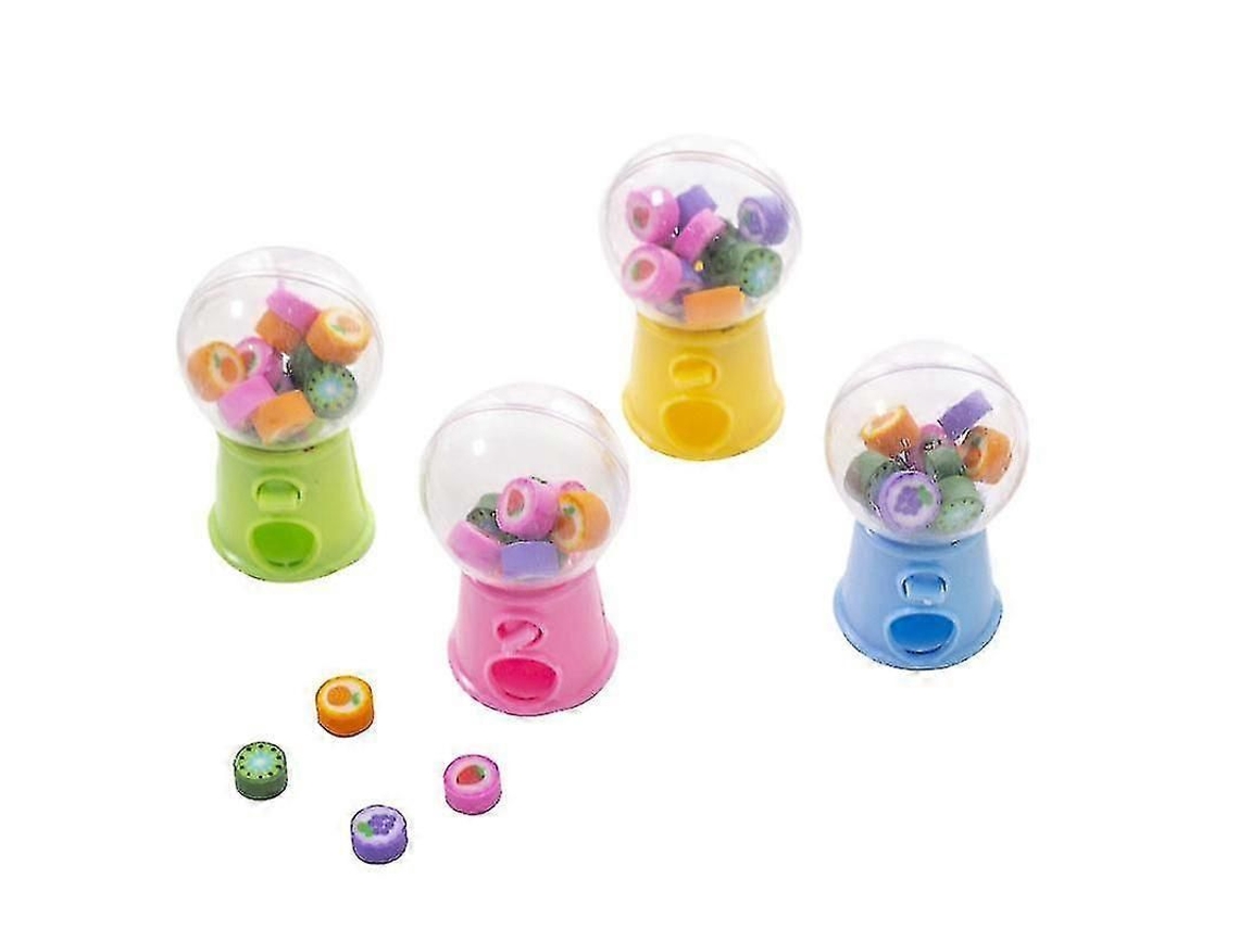 2026-máquina Dispensadora De Borradores Fruta Gashapon Mini Para Niños Material Escolar Regalo Infantil