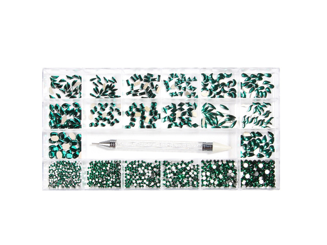 Cristales para uñas, pedrería para decoración de uñas y manualidades. KOFIHETY
