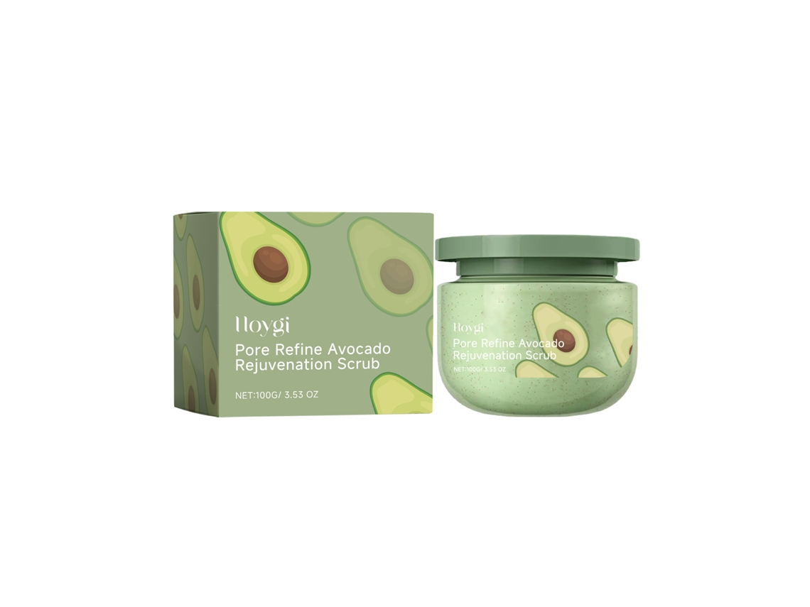 Exfoliante de helado de aguacate