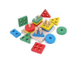Brinquedos De Atividade E Desenvolvimento 1 2 3 Anos Bebê 1 Ano Jogo De Empilhar E Classificar Em Madeira Brinquedo Infantil 