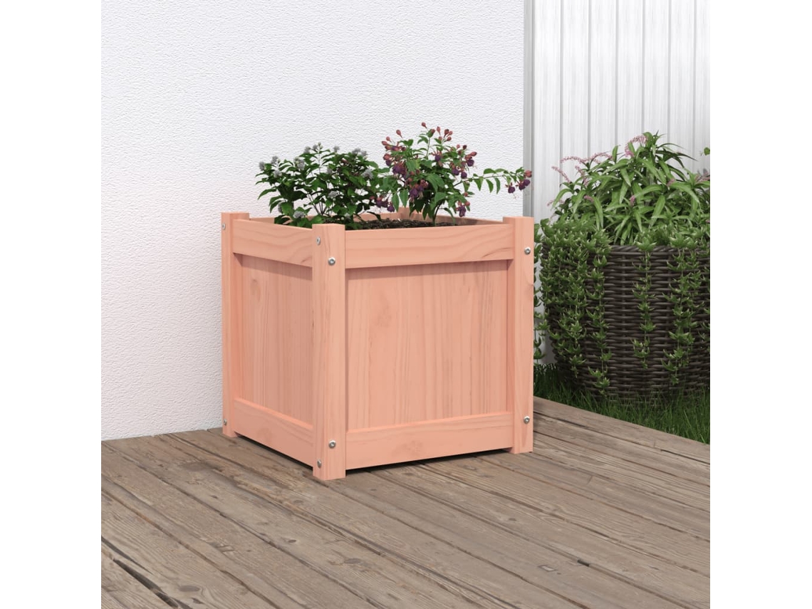 Jardinerasoporte Para Floresmaceta Madera Maciza De Abeto Douglas 40x40x40 Cm