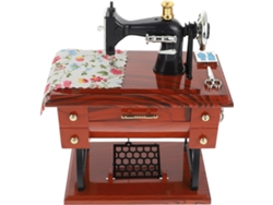 Música Mecánica Forma Máquina Coser Retro Decoración Oficina 1 Pieza Pilas Regalo Cumpleaños Valentín Mujeres