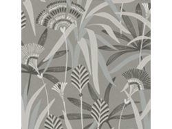 399362 Gu Papel De Pared Con Flores Ligeramente Texturizado Y Con Detalles En Metal 5,33 M2 Profhome