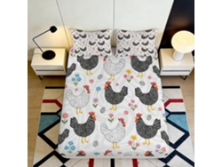 Estampado Microfibra Microfibra Diseño Almohada Juego Color 200x25cm