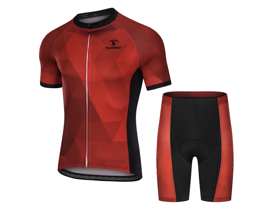 2026-tomshoo Ropa De Ciclismo Para Hombre Quick Dry Jersey Y Pantalones Cortos Bicicleta Road Mtb