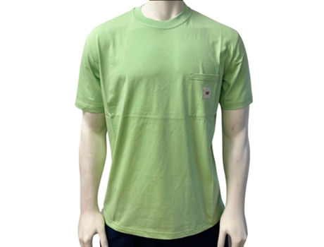 Camiseta CATERPILLAR Bolsillo Basic Verde (M)