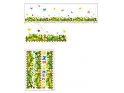 Adhesivo Decorativo De Pared Con Estampado De Hojas Verdes Para Dormitorio O Sala De Estar Ay926