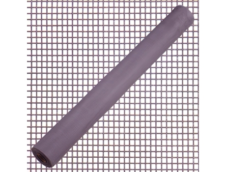 Tela Mosquitera Fibra Vidrio Gris 18x16/60 cm Rollo 50 metros. WOLFPACK LINEA PROFESIONAL