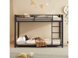 Litera Infantil De Hierro 90x200 Cm - Negro