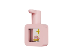 Dispensador Automático De Jabón En Espuma Sin Contacto Con Forma De Dinosaurio Rosa Inteligente