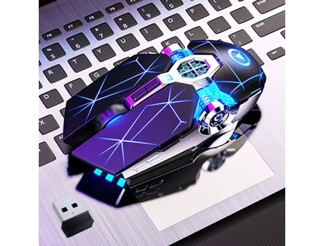 Ratón Gaming SLOWMOOSE A2 (Inalámbrico - Negro)