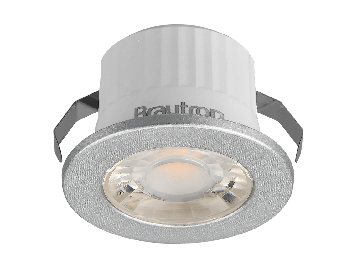 Mini Round LED Silver Silver 3W 6500K IP54 BRAYTRON