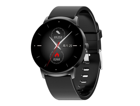 Reloj inteligente, 20 modos deportivos, notificación push multiaplicación, apto para iPhone y Android, negro VEANXIN