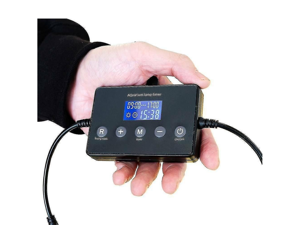 Controlador De Luz Para Acuario Con 4 Modos: Amanecer Y Atardecer. Regulador De Intensidad De Luz Led Para Acuario Con Temporizador.