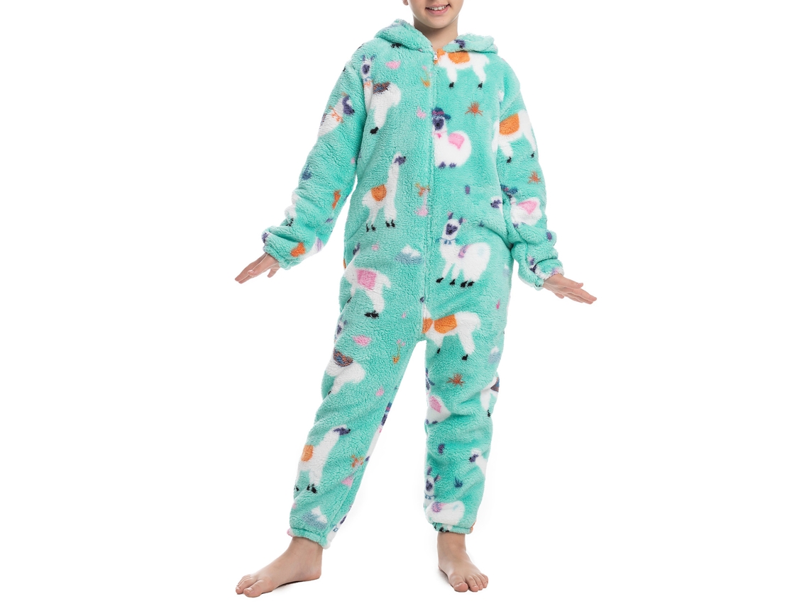 Pijama Infantil De Una Pieza Con Capucha, Cierre De Cremallera, De Felpa, Cálido, De Invierno.