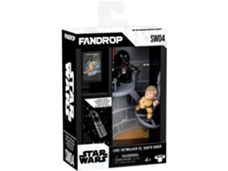 Figura Fandrop X Star Wars Luke Vs Dark Vador Showcase con mini póster de escena de culto de 18 cm