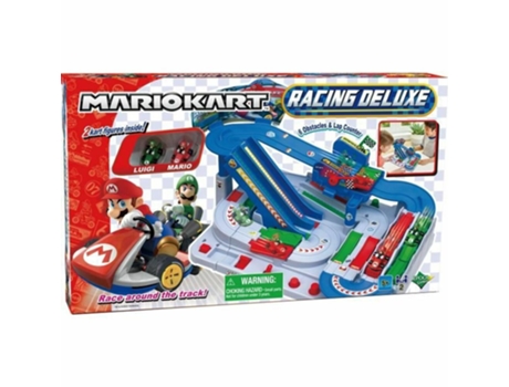Pista de Carreras BIGBUY FUN Mario Kart Racing Deluxe (Edad Minima: 5 Años - 19,05 x 129,54 x 76,20 cm)