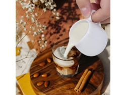 2 Jarras De Leche Cerámica Blanca 110ml Para Café Crema Salsa Cocina