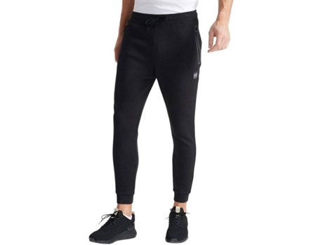 Pantalones SUPERDRY Code Tech Algodón Hombre (L - Negro)