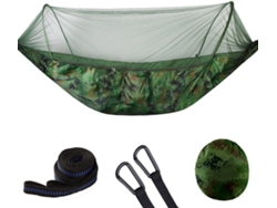 Conjunto De Hamaca Camping Con Nailon Transpirable Resistente Ligera