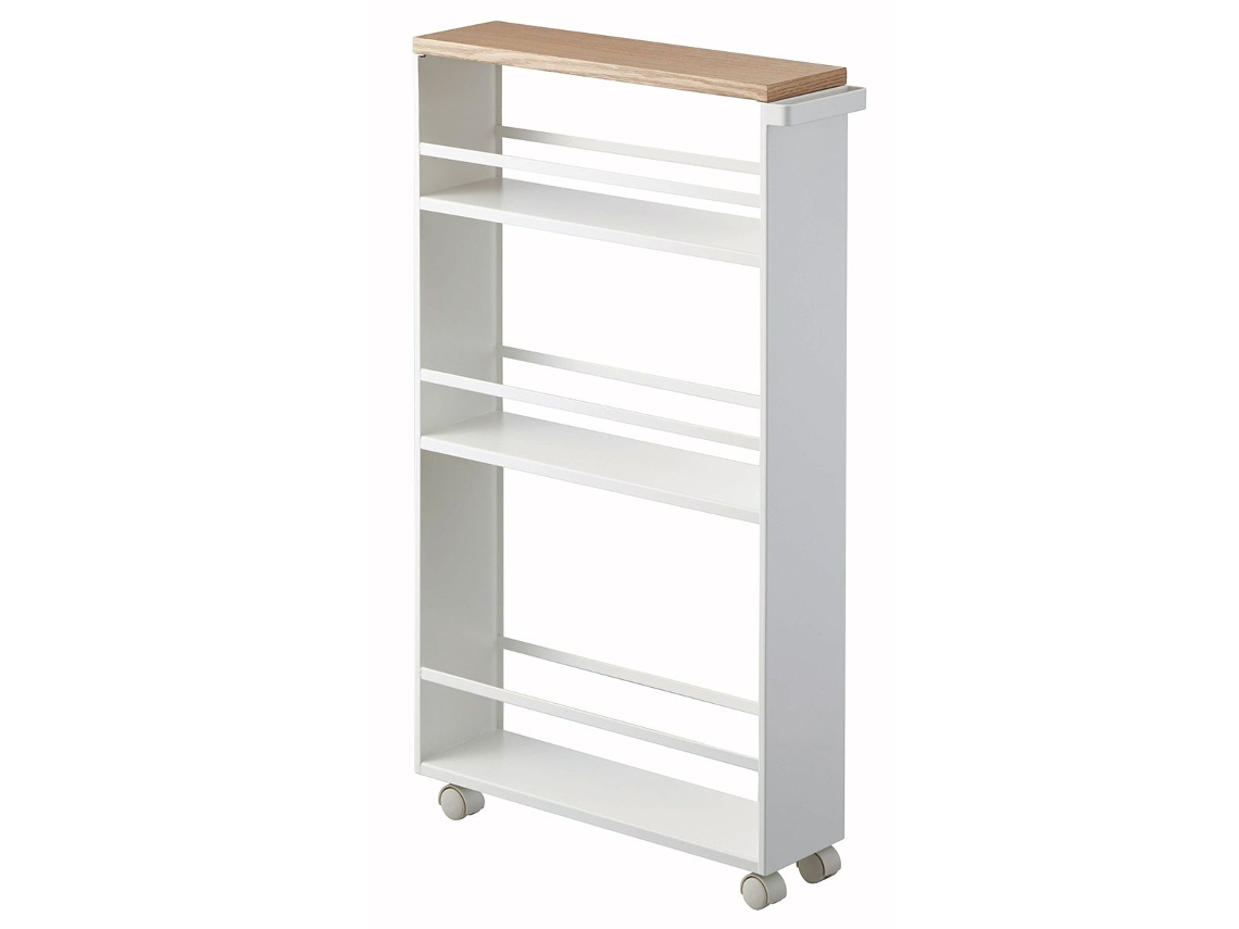Soporte de Cocina YAMAZAKI Almacenamiento de cocina con ruedas de torre