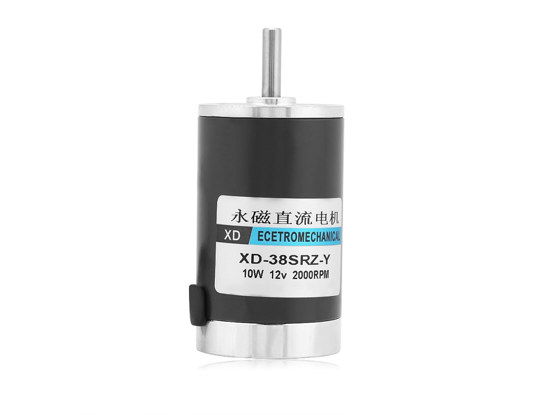 Motor De Cc De 10 W Con Alto Par, 12 V, 2000 Rpm, Con Escobillas, Con Cable.