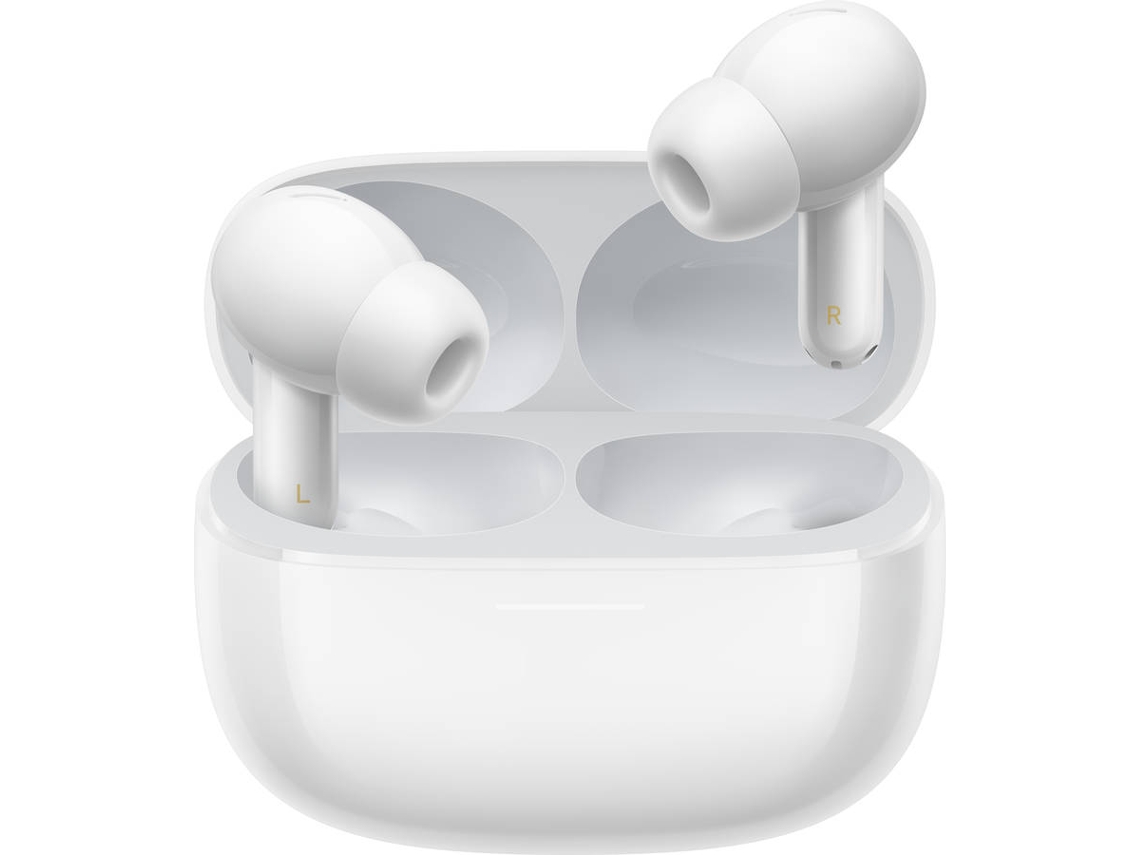Auriculares Bluetooth True Wireless XIAOMI Redmi Buds 6 Pro (In Ear - Micrófono - Noise Cancelling - Blanco)