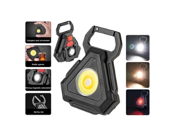 Linternas Pequeñas Cob Brillantes Recargables, Llavero Mini Linterna Portátil De Bolsillo Con Base S