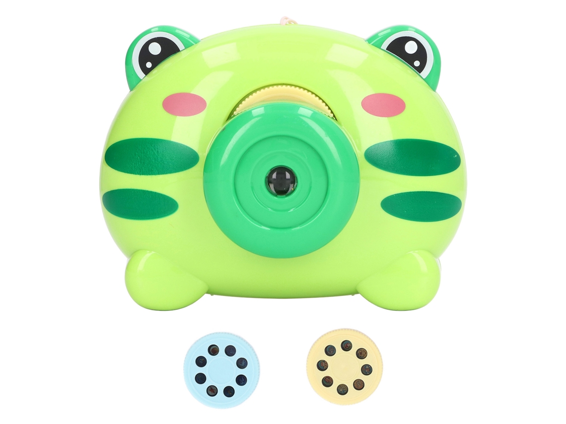 Ats-cámara De Juguete Infantil Con Proyección Simulada, Sonido Y Luz, Visor Con Imágenes Para Niños Y Niñas Rana