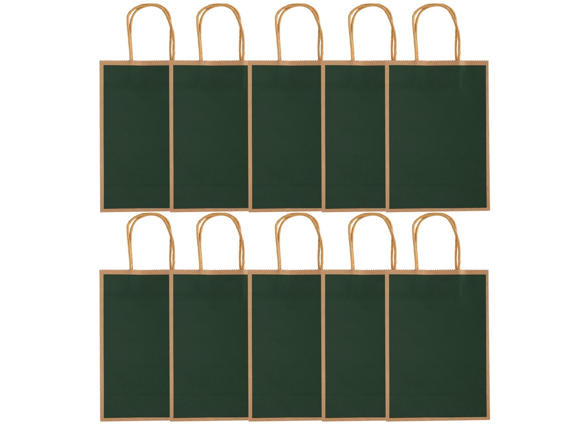 Bolsas de papel kraft con asas para regalos