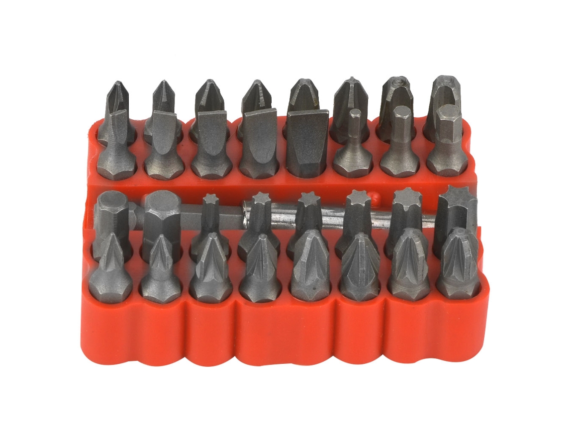 Juego De 33 Puntas De Destornillador Con Destornillador Seguro, Llave Hexagonal Y Juego De Herramientas De Ferretería Sólida.