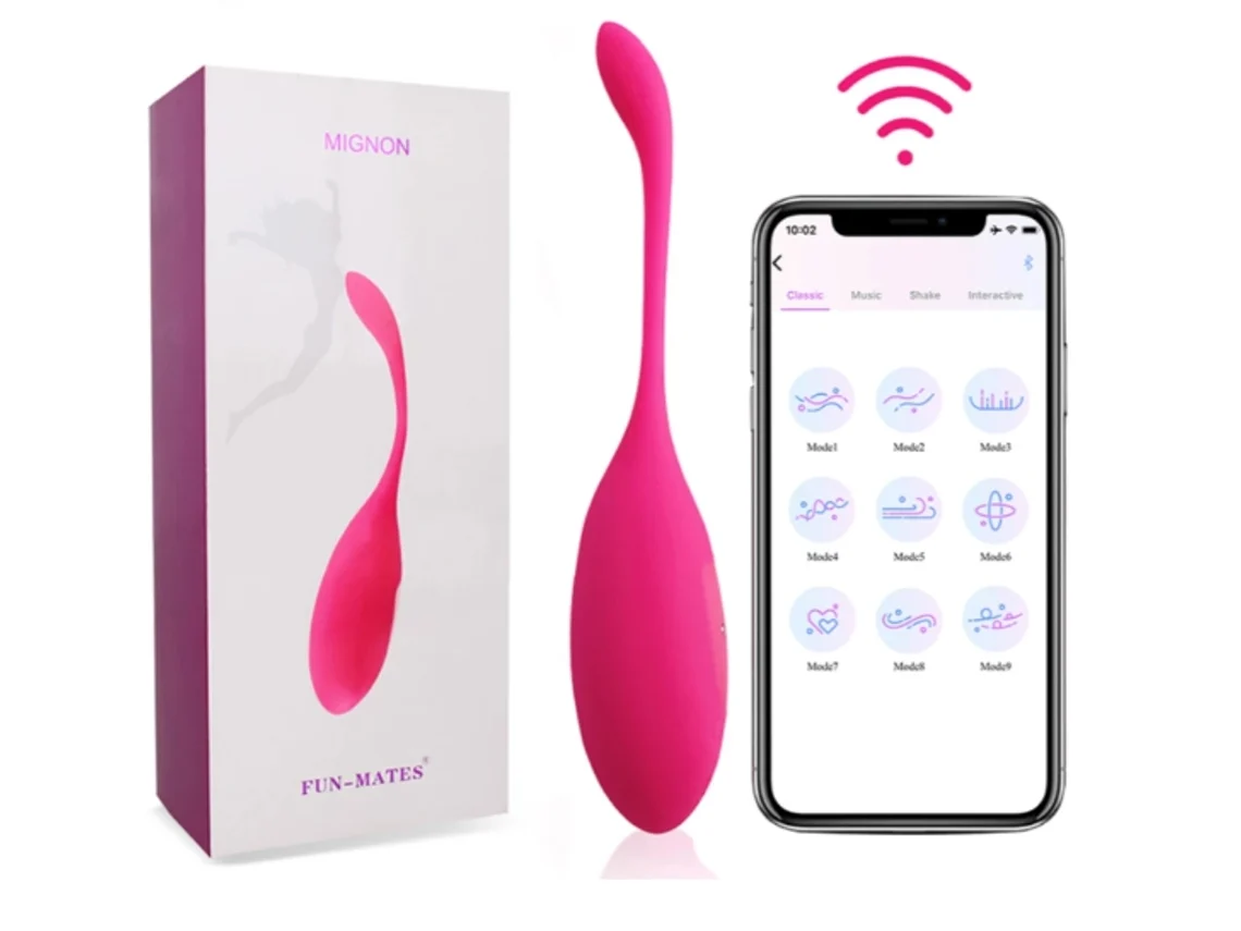 Vibrador Yizhood con control remoto (rosa)