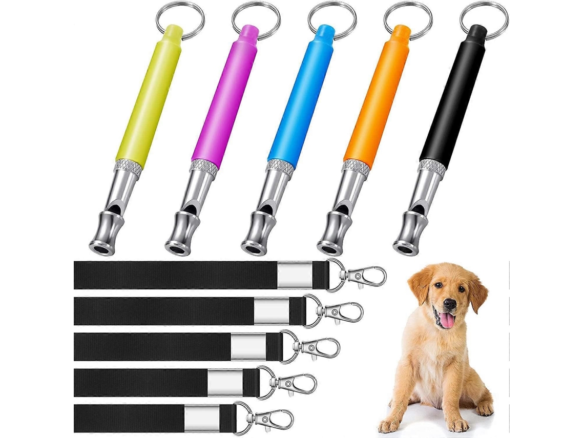 Silbato ultrasónico ajustable GOKOCO para perros, ideal para un entrenamiento silencioso.
