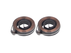 2 Resortes De Retorno Para Taladro De Banco, Resortes Helicoidales De 0,8 X 10, Ganchos Dobles, Diámetro Exterior De 37 Mm.